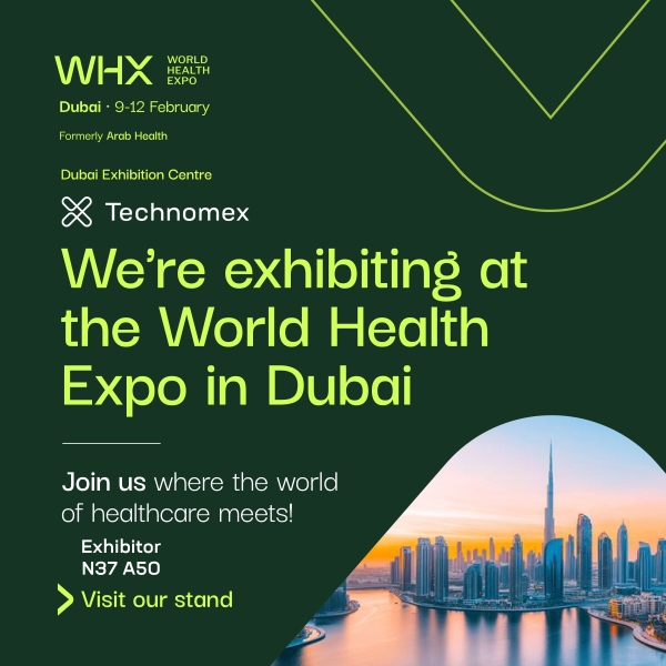 Technomex will be exhibiting at WHX – World Health Expo 2026 in Dubai