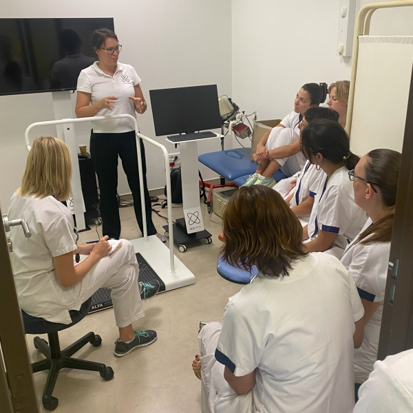 ALFA stabilometric platform supporting rehabilitation at a hospital in Marseille