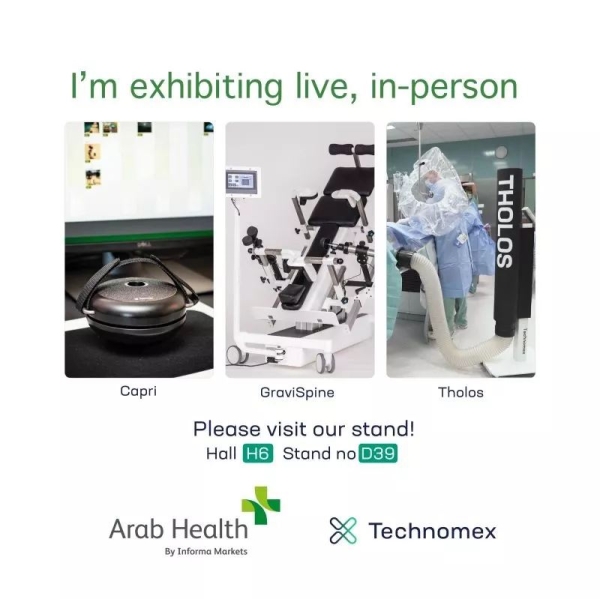 The Arab Health fair starts in just 4 days. Technomex will be exhibited at the Polish national stand H6 D39.